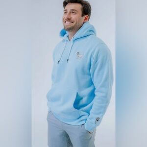 GOAT USA OG sweatshirts in light blue, adult xs